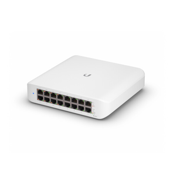 Ubiquiti Networks UniFi Switch Lite 16 PoE L2 Gigabit Ethernet (10/100/1000) Power over Ethernet (PoE) Wit - Afbeelding 2