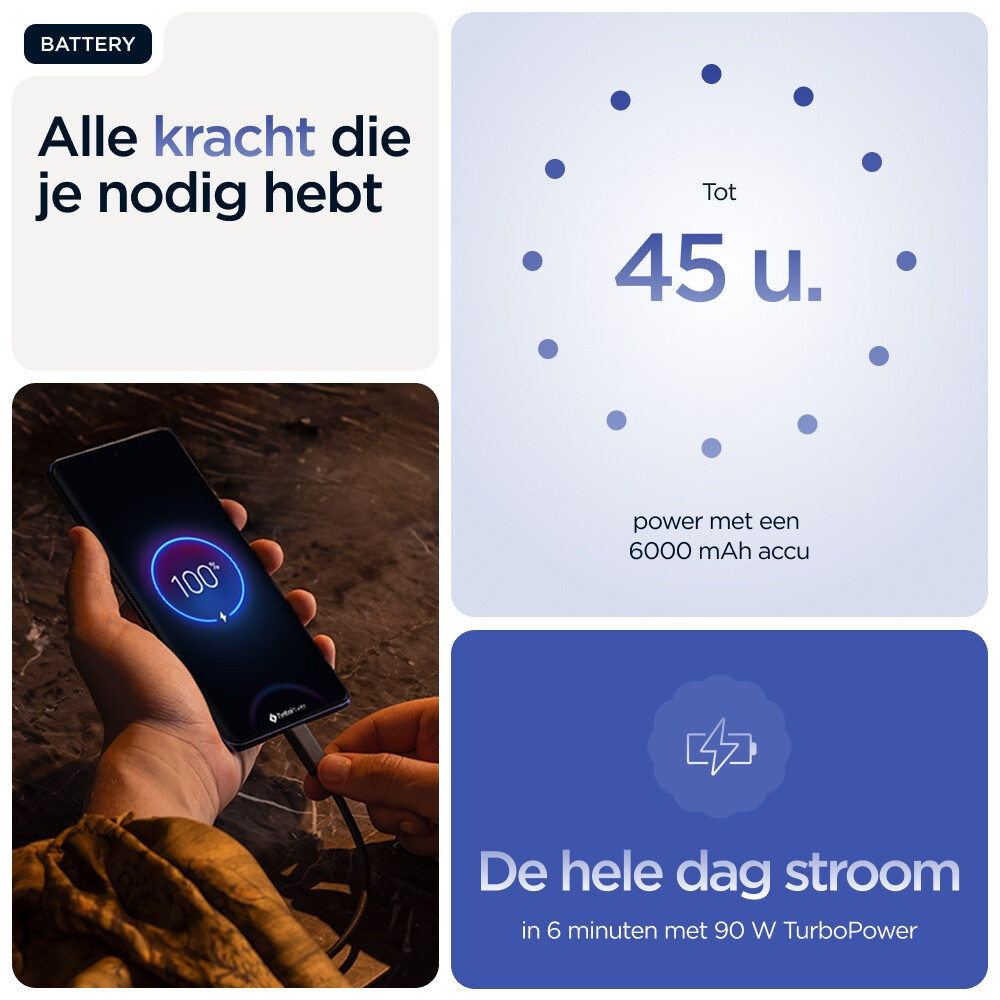 Motorola edge 60 pro 16,9 cm (6.67") Dual SIM Android 15 5G USB Type-C 12 GB 512 GB 6000 mAh Blauw - Afbeelding 10