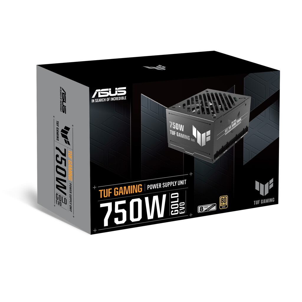 ASUS TUF-GAMING-750G-EVO power supply unit 750 W 20+4 pin ATX ATX Zwart - Afbeelding 12