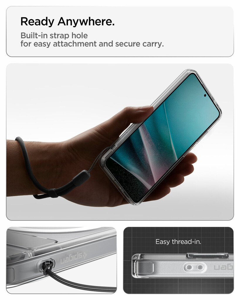 Spigen Ultra Hybrid S (Mag Fit) mobiele telefoon behuizingen 16 cm (6.3") Hoes Transparant, Wit - Afbeelding 13