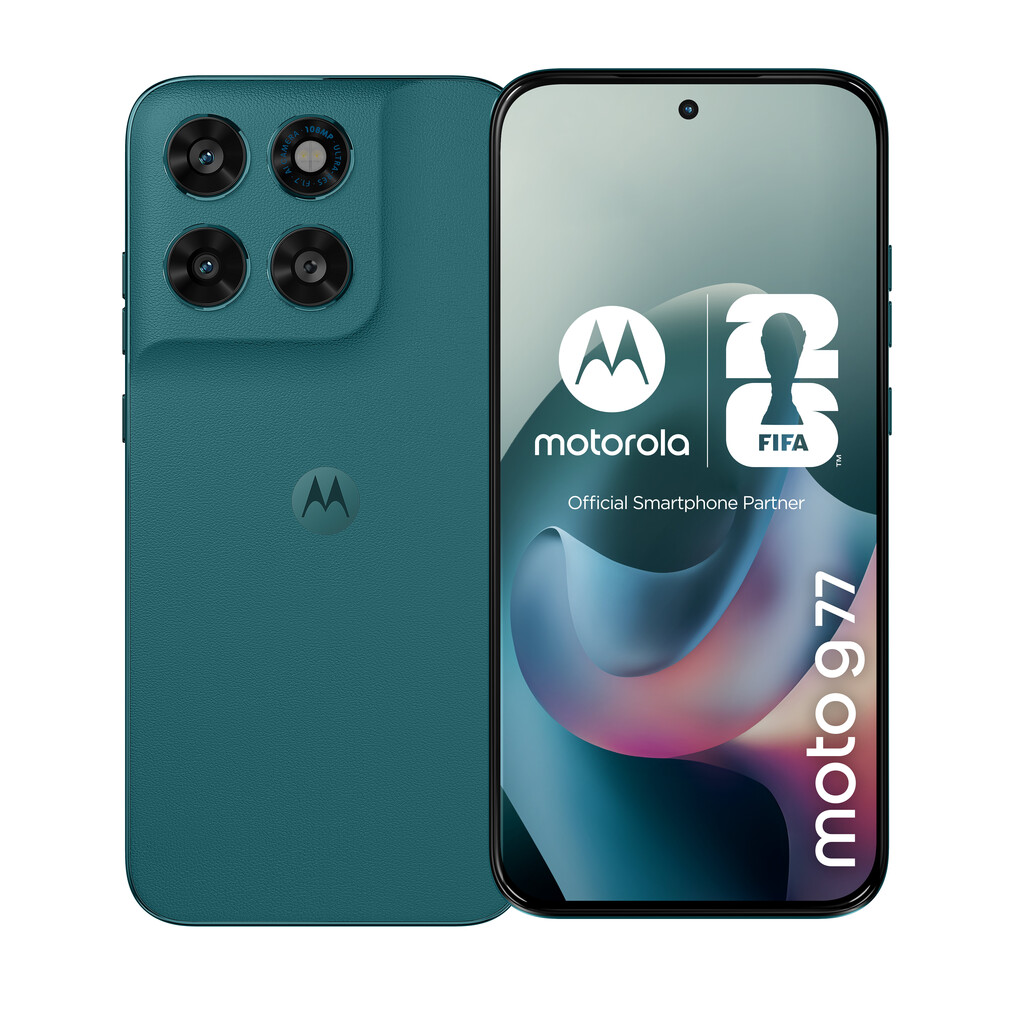 Motorola moto g77 17,3 cm (6.8") Hybride Dual SIM Android 16.0 5G USB Type-C 8 GB 256 GB 5200 mAh Groen