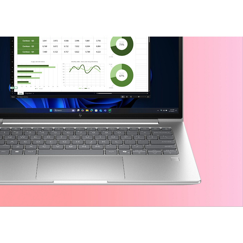HP EliteBook 6 G1i 14 AI PC Intel Core Ultra 5 235U Laptop 35,6 cm (14") WUXGA 16 GB DDR5-SDRAM 512 GB SSD Wi-Fi 6E (802.11ax) W - Afbeelding 12