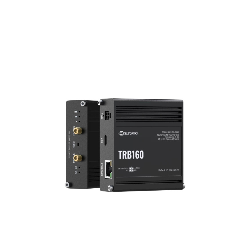 Teltonika TRB160 4G LTE Cat6 IoT-Gateway gateway/controller 10, 100, 1000 Mbit/s - Afbeelding 6