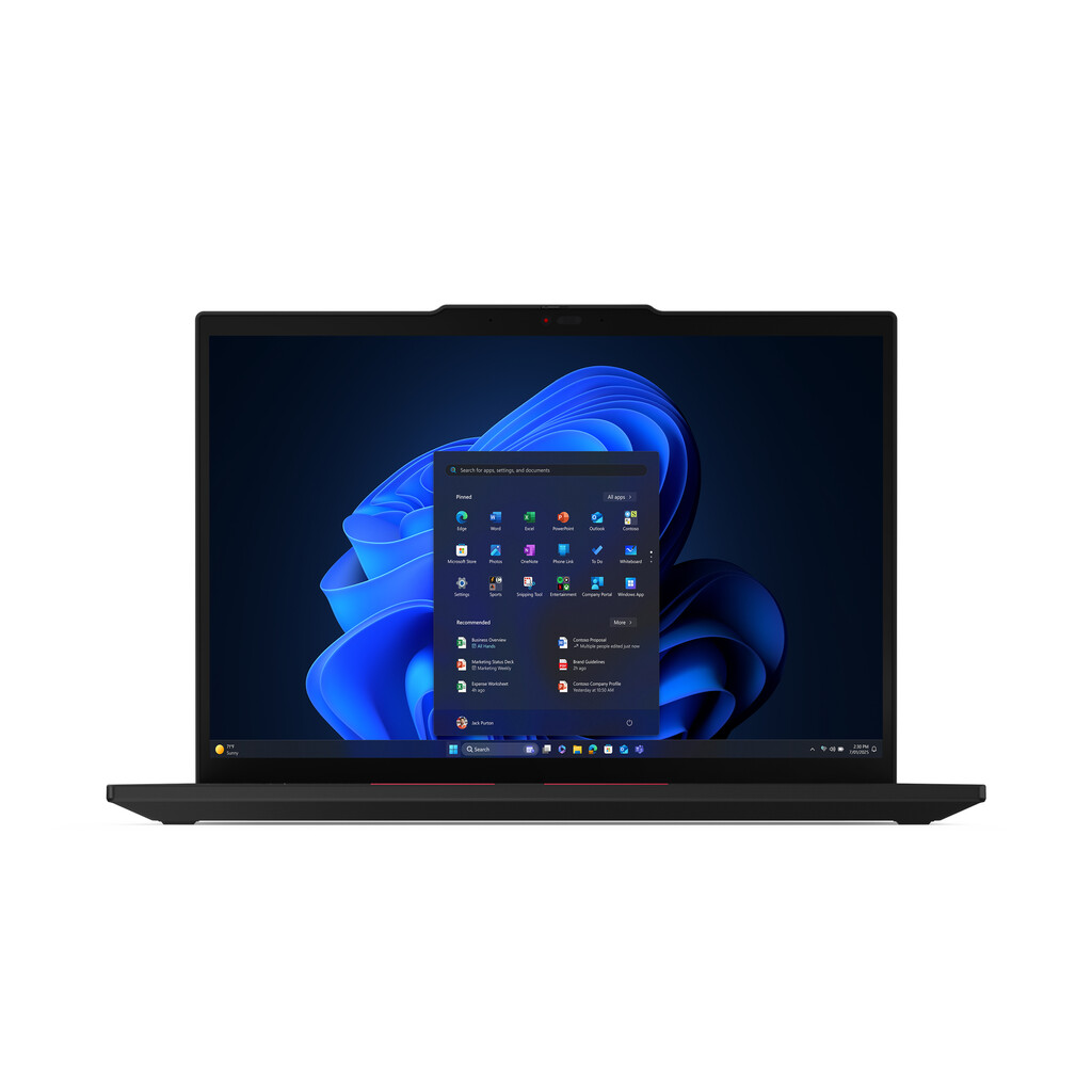 Lenovo ThinkPad T14 Gen 6 (Intel) Copilot+ PC Intel Core Ultra 7 258V Laptop 35,6 cm (14") WUXGA 32 GB LPDDR5x-SDRAM 512 GB SSD - Afbeelding 2