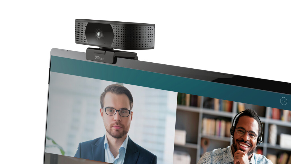Trust Teza 4K Webcam - Ultra HD webcam – 3840 x 2160 resolutie – Dubbele microfoon – Zwart - Afbeelding 5
