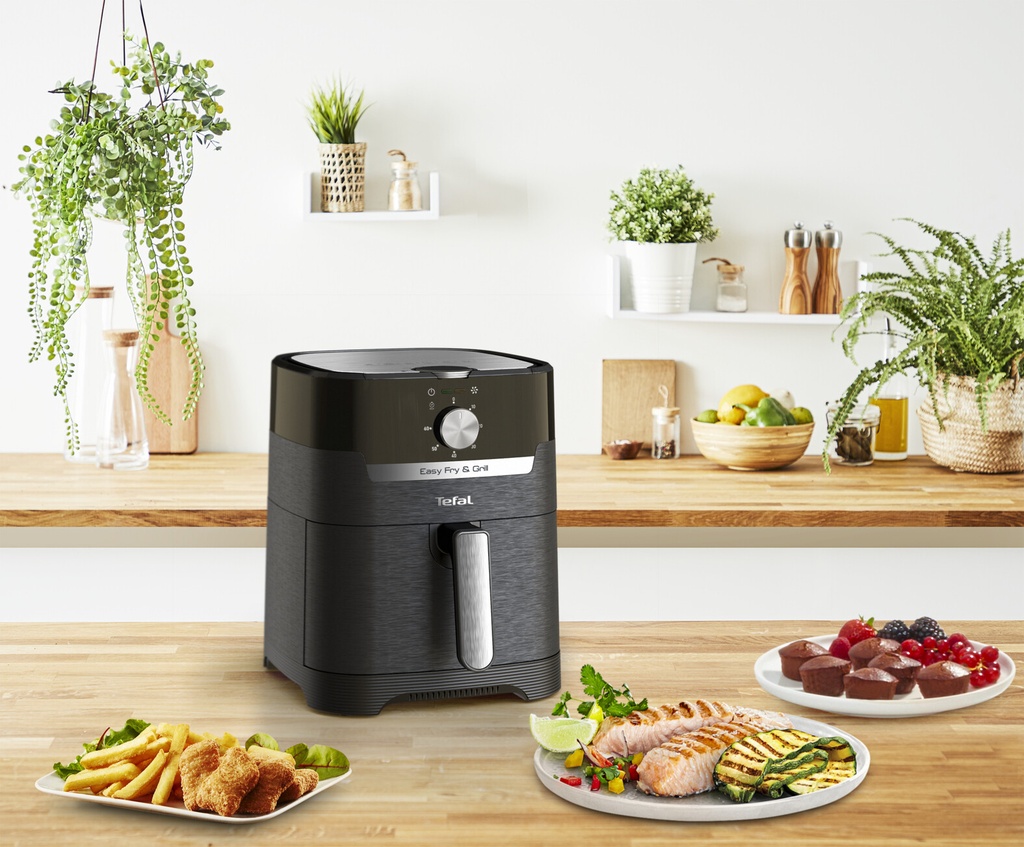 Tefal Easy Fry & Grill XL EY5018 Air fryer 2in1 - 8 programma's - 4,6 L - Afbeelding 12