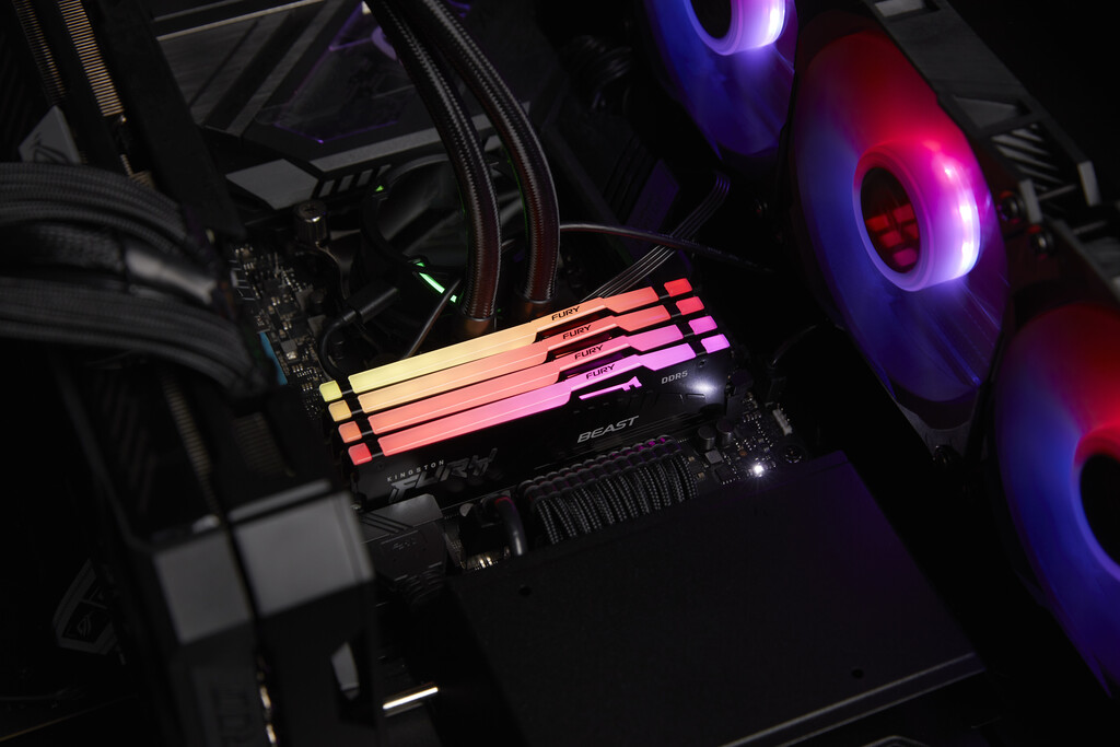 Kingston Technology FURY Beast 32GB 6000MT/s DDR5 CL30 DIMM (Kit van 2) RGB EXPO - Afbeelding 4