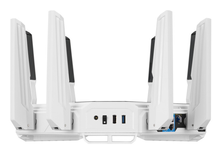 ASUS ROG Rapture GT-BE19000AI draadloze router 10 Gigabit Ethernet Tri-band (2,4 GHz / 5 GHz / 6 GHz) Wit - Afbeelding 7