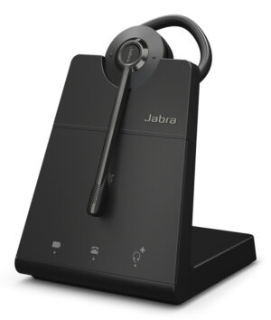 Jabra Engage 45 SE Headset Draadloos oorhaak, Hoofdband Kantoor/callcenter Zwart