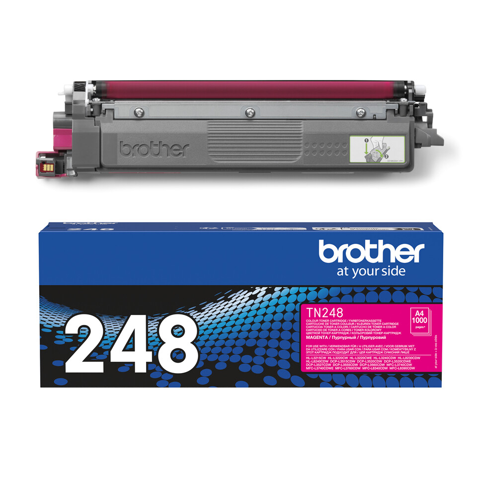 Brother TN-248M tonercartridge 1 stuk(s) Origineel Magenta - Afbeelding 2