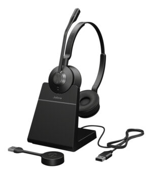 Jabra Engage 55 SE Headset Draadloos Hoofdband Kantoor/callcenter Zwart