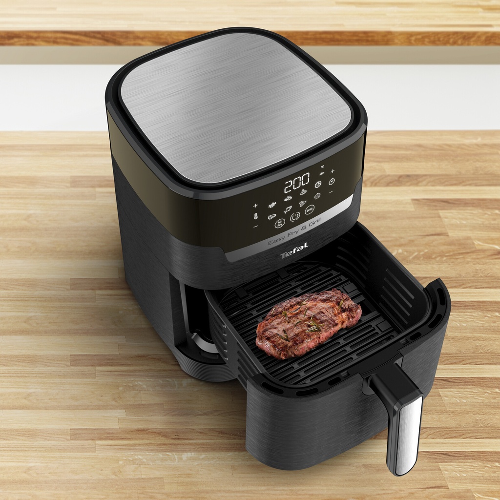 Tefal Easy Fry & Grill Precision XL EY5058 Air fryer 2in1 - 8 programma's - 4,6 L - Afbeelding 8