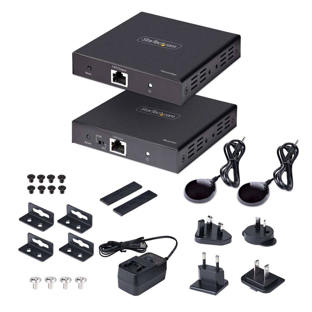 StarTech.com 4K HDMI Extender Over CAT5/CAT6 Kabel, 4K 60Hz HDR Video Extender Tot 70m, HDMI Verlenger Over UTP/Ethernet Kabel, - Afbeelding 10