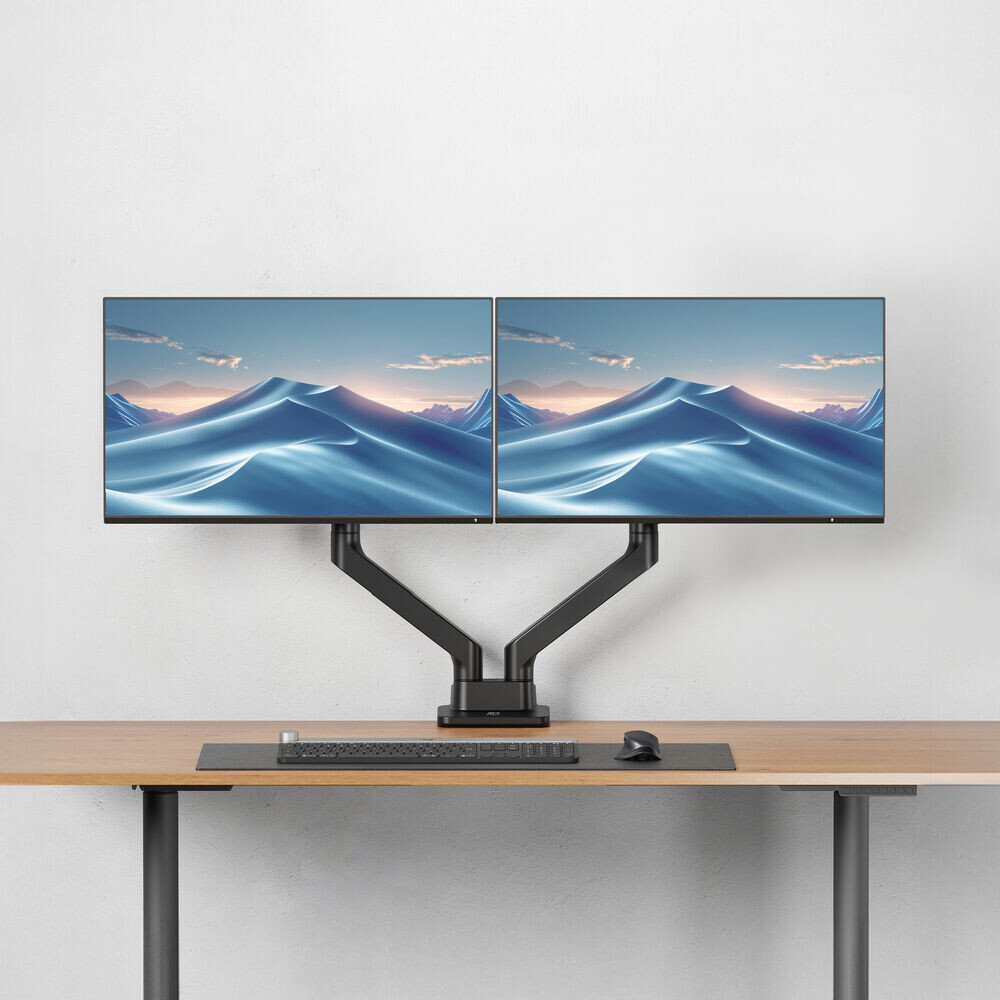 ACT Monitorarm 35" office premium, gasveer, 2 schermen - Afbeelding 2