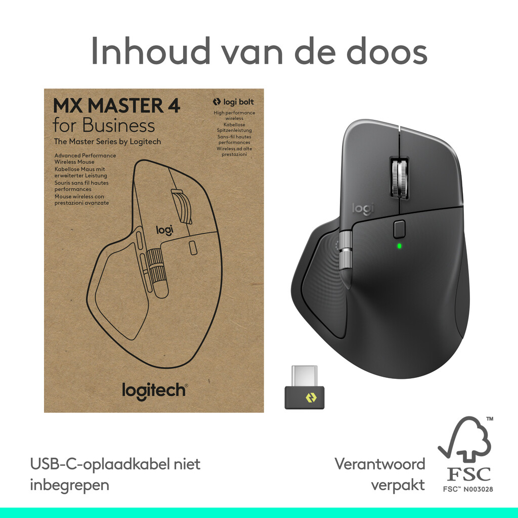 Logitech MX Master 4 for Business - Graphite - Afbeelding 27