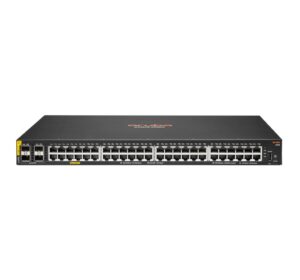 Hewlett Packard Enterprise Aruba 6100 48G Class4 PoE 4SFP+ 370W Managed L3 Gigabit Ethernet (10/100/1000) Power over Ethernet (P