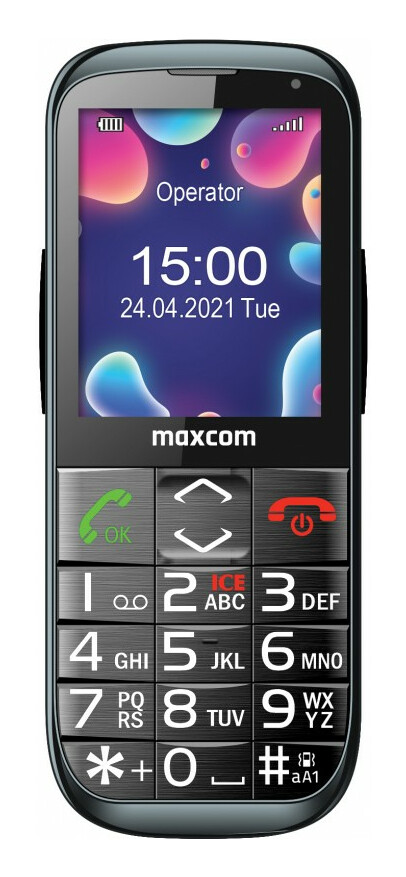 MaxCom MM724 5,59 cm (2.2") 85 g Zwart Seniorentelefoon - Afbeelding 3