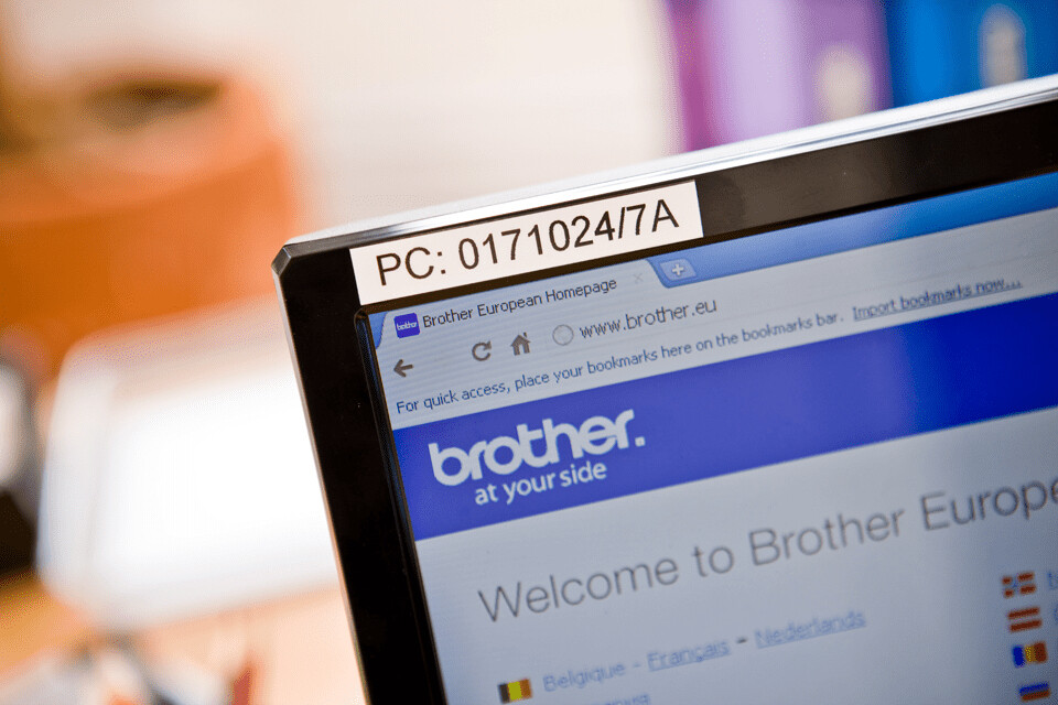 Brother TZE-231 labelprinter-tape Zwart op wit - Afbeelding 3