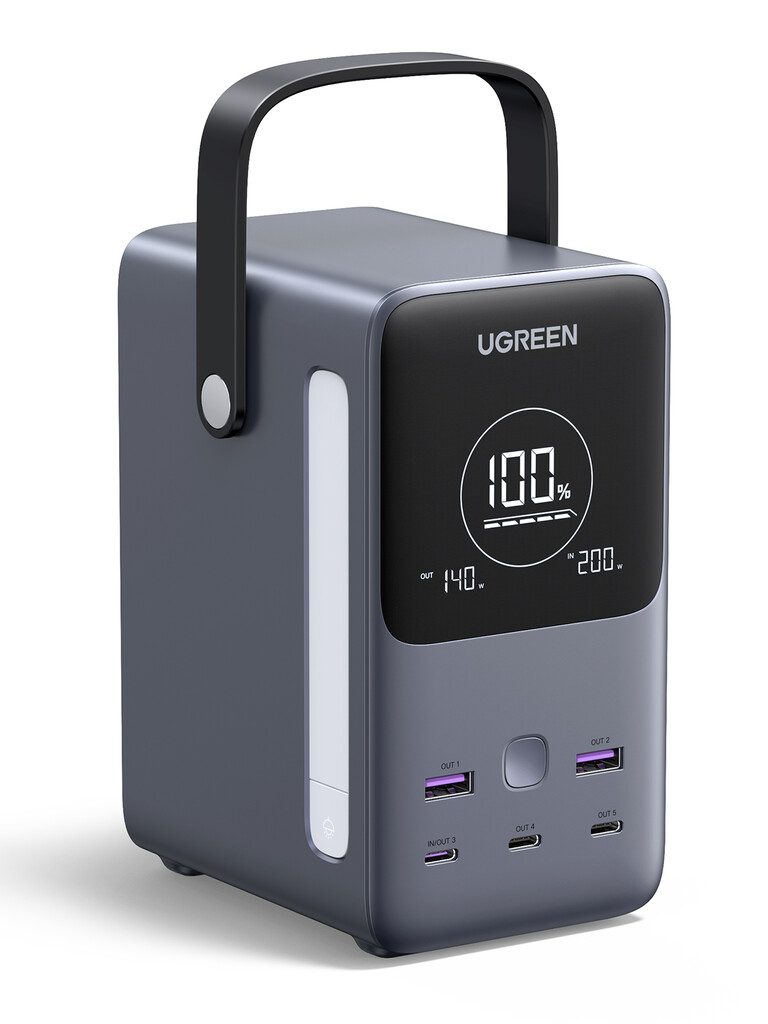 Ugreen Nexode Power Bank 48000 mAh Lithium Grijs - Afbeelding 6