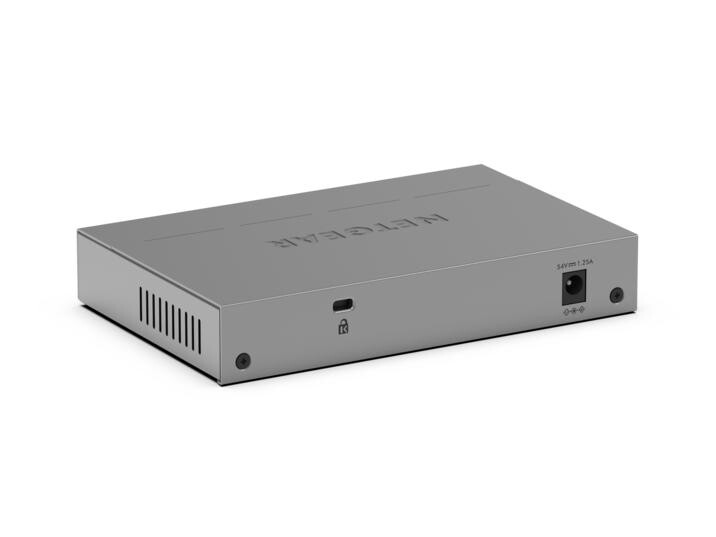 NETGEAR GS105P Unmanaged Gigabit Ethernet (10/100/1000) Power over Ethernet (PoE) Bureaublad-/wandmontage Grijs - Afbeelding 4