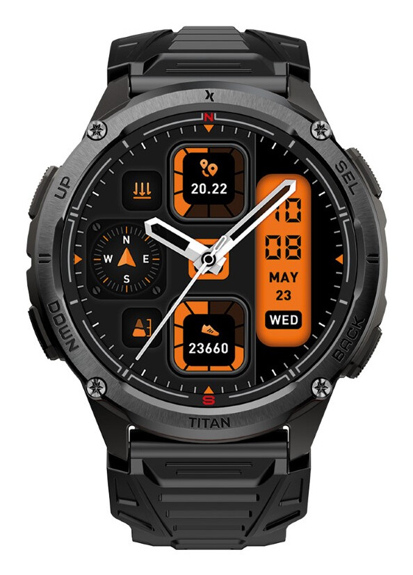 MaxCom FW111 3,63 cm (1.43") AMOLED Digitaal Touchscreen Zwart GPS - Afbeelding 2