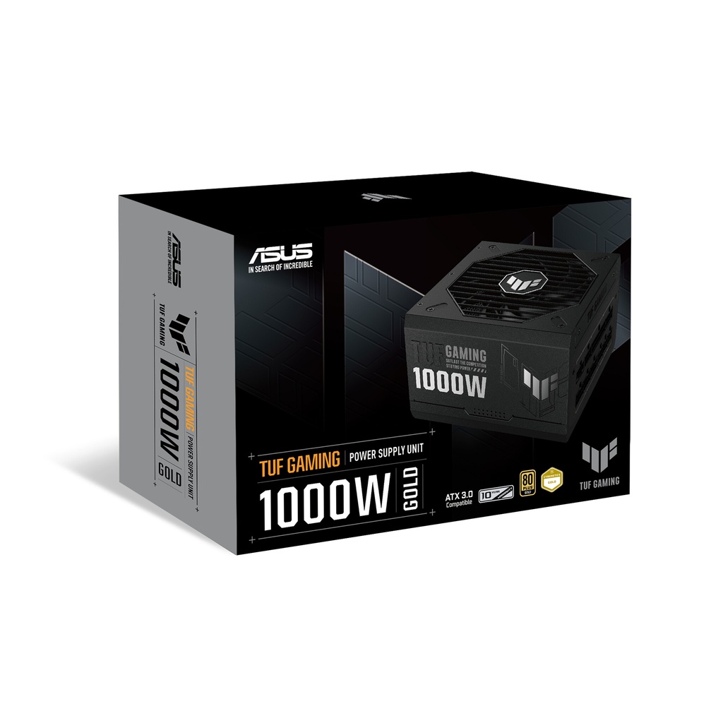 ASUS TUF Gaming 1000W Gold power supply unit 20+4 pin ATX ATX Zwart - Afbeelding 13