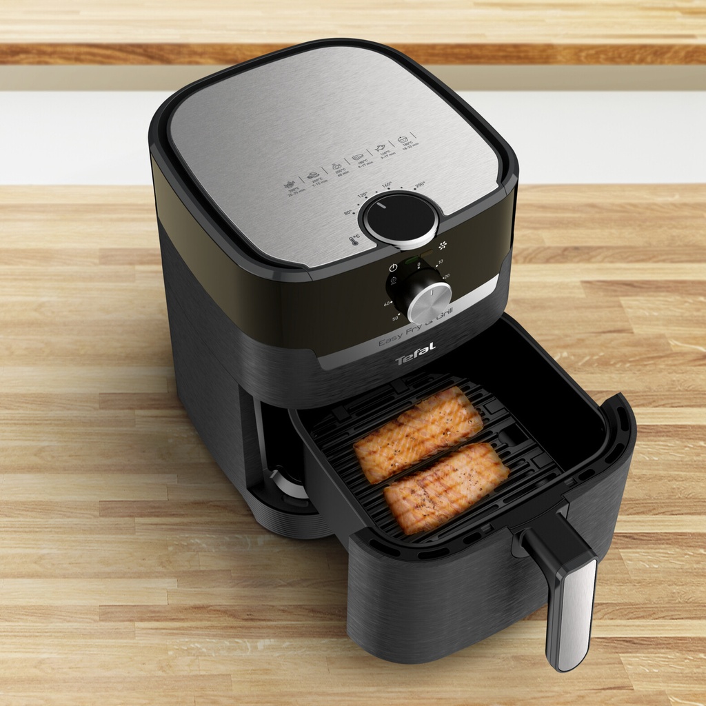 Tefal Easy Fry & Grill XL EY5018 Air fryer 2in1 - 8 programma's - 4,6 L - Afbeelding 11