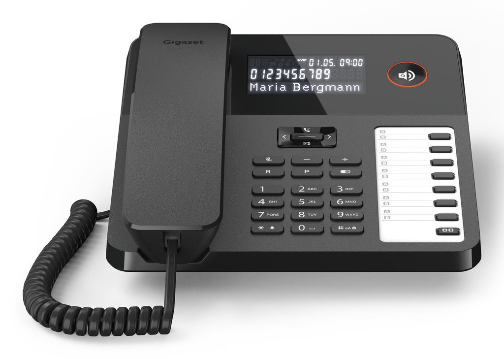 Gigaset DESK 600 Analoge telefoon Nummerherkenning Zwart - Afbeelding 3