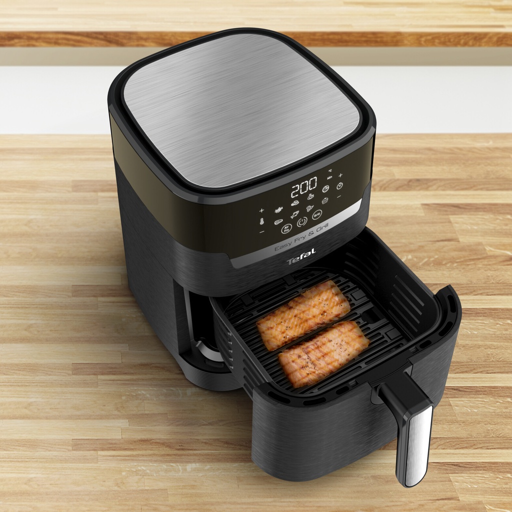 Tefal Easy Fry & Grill Precision XL EY5058 Air fryer 2in1 - 8 programma's - 4,6 L - Afbeelding 9