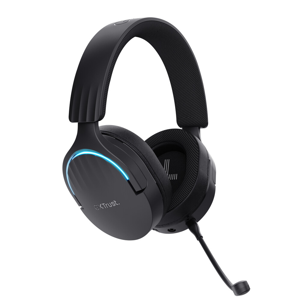 Trust GXT 491 Fayzo Gaming Headset - Draadloze gamingheadset – Bluetooth en USB verbinding – Afneembare microfoon – Zwart - Afbeelding 5