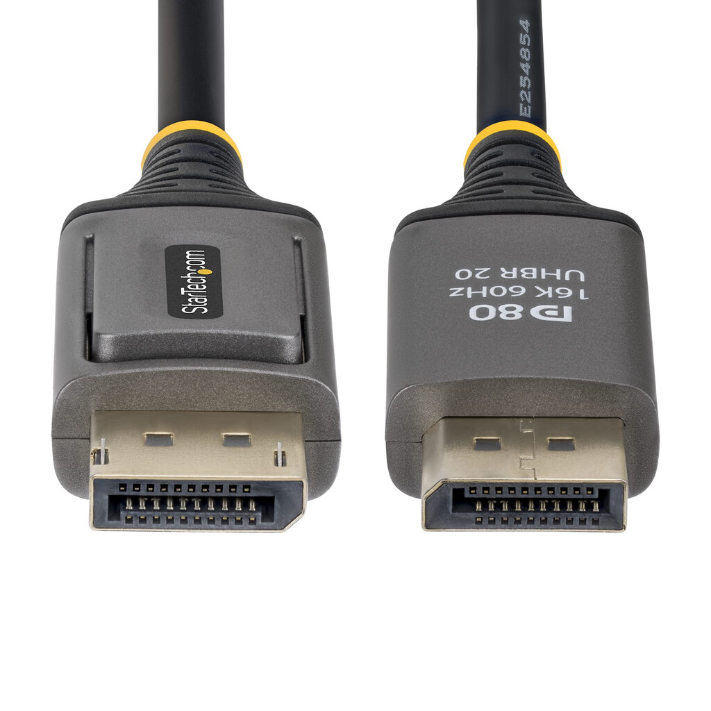 StarTech.com 1,5m DisplayPort 2.1 Kabel, VESA Gecertificeerde DP80 DisplayPort Kabel, Ongecomprimeerde 10K/8K 60Hz, 16K 60Hz/8K - Afbeelding 5
