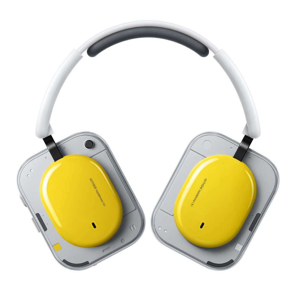 Nothing Headphone (a) Headset Bedraad en draadloos Hoofdband Muziek USB Type-C Bluetooth Geel - Afbeelding 4