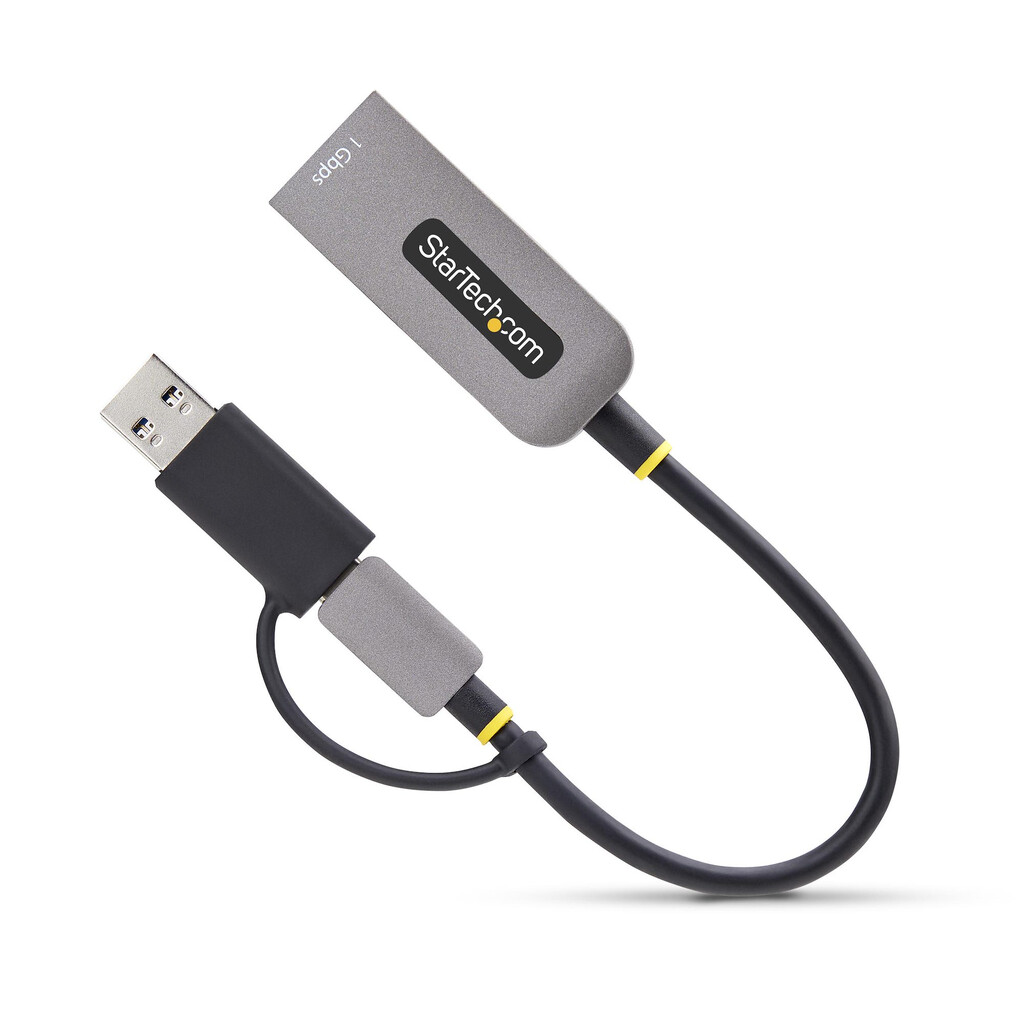 StarTech.com USB-C naar Ethernet Adapter met USB-A Dongle, 10/100/1000Mbps, USB 3.0 naar Gigabit Ethernet Netwerk Adapter, 15cm - Afbeelding 9