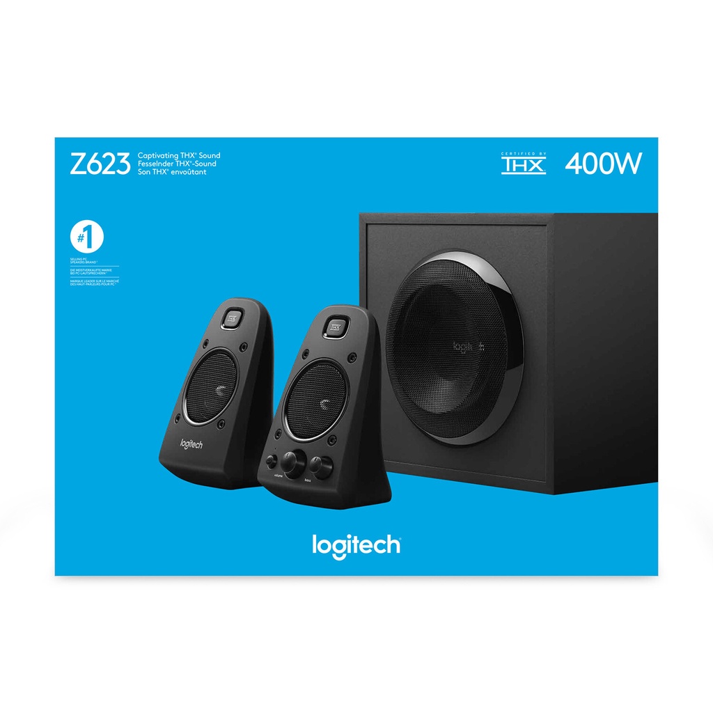 Logitech Z623 luidspreker set 200 W Universeel Zwart 2.1 kanalen 35 W - Afbeelding 13