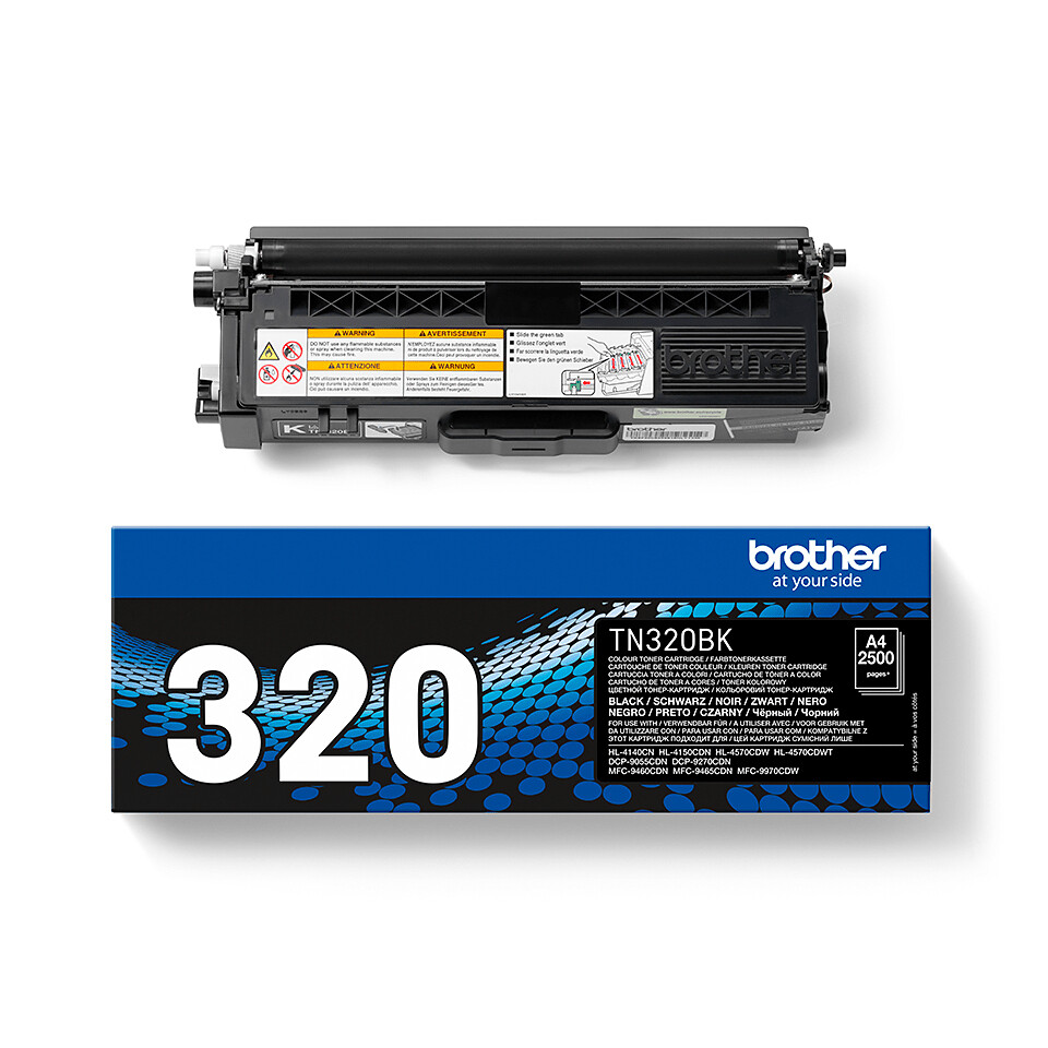 Brother TN-320BK tonercartridge 1 stuk(s) Origineel Zwart - Afbeelding 3