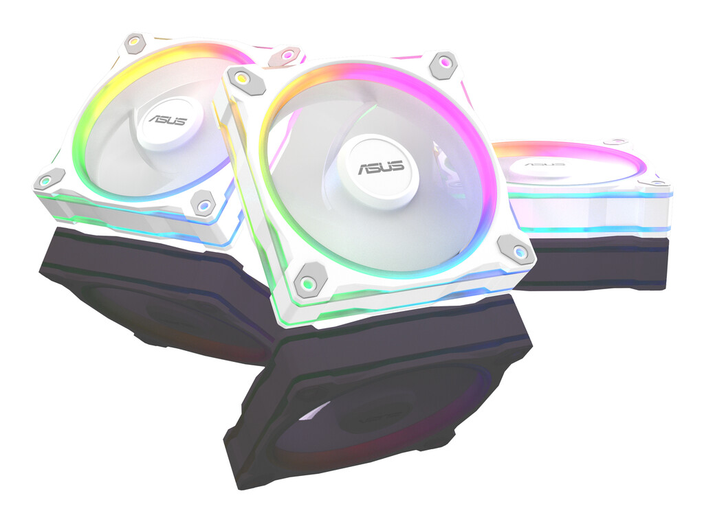 ASUS Prime MR120 Fan ARGB Reverse White 3in1 Computer behuizing Ventilator 12 cm Wit 3 stuk(s) - Afbeelding 2