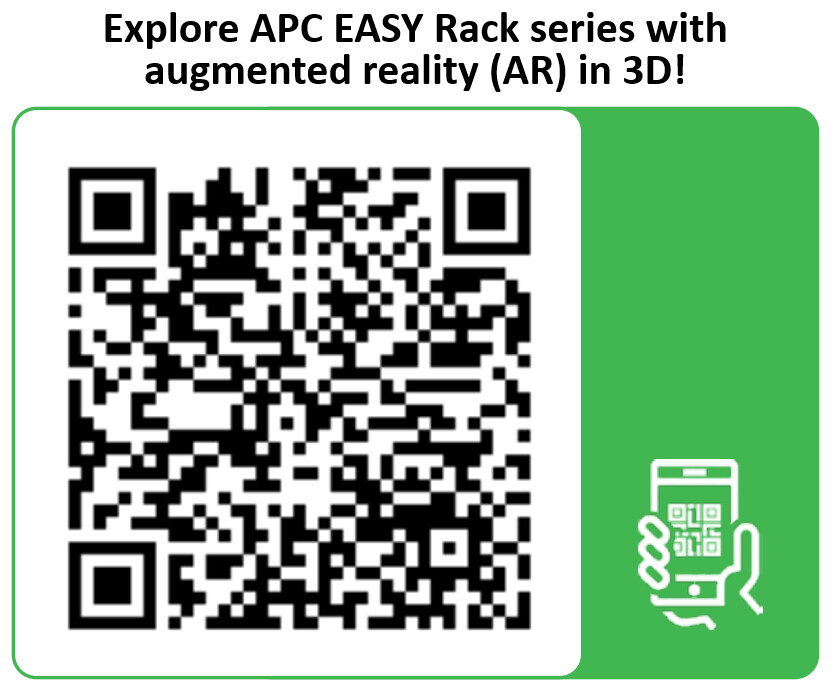 APC NetShelter Easy ER6212 - 42U/HE, 600mm(b) x 1100mm(d) 19" IT rack, met zijpanelen - Afbeelding 2
