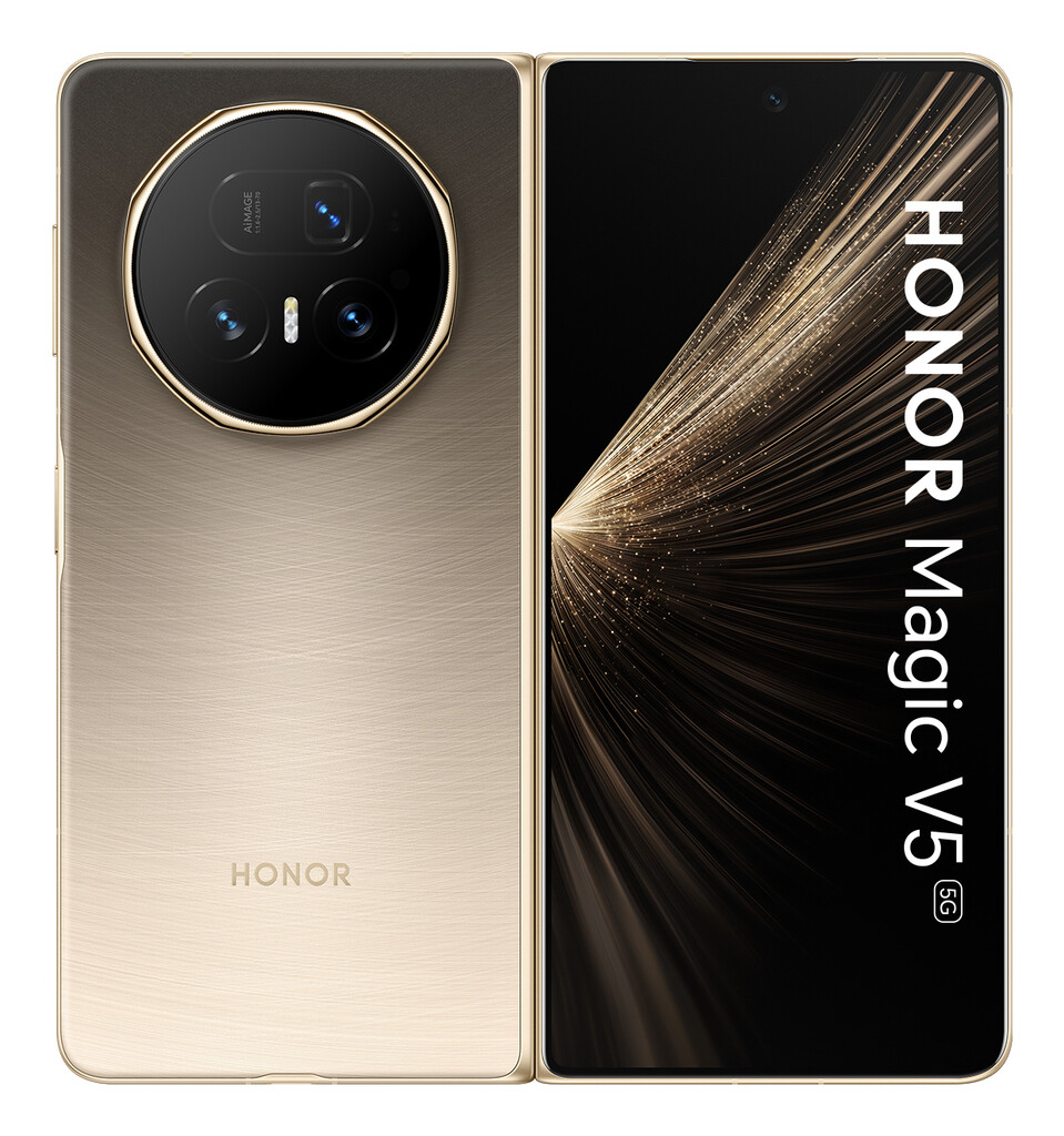 Honor Magic V5 20,2 cm (7.95") MagicOS 9.0.1 5G USB Type-C 16 GB 512 GB 5820 mAh Goud
