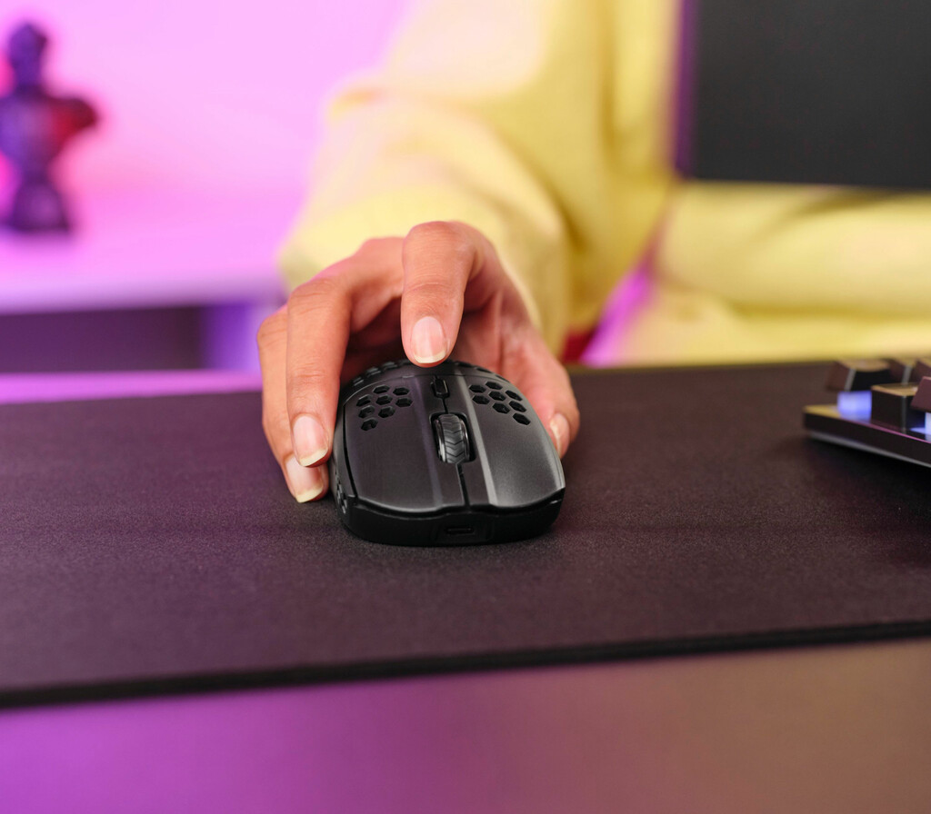 Trust GXT 929 Helox Gaming Muis - Draadloze gamingmuis – 6 programmeerbare knoppen – 4800 DPI – Zwart - Afbeelding 8