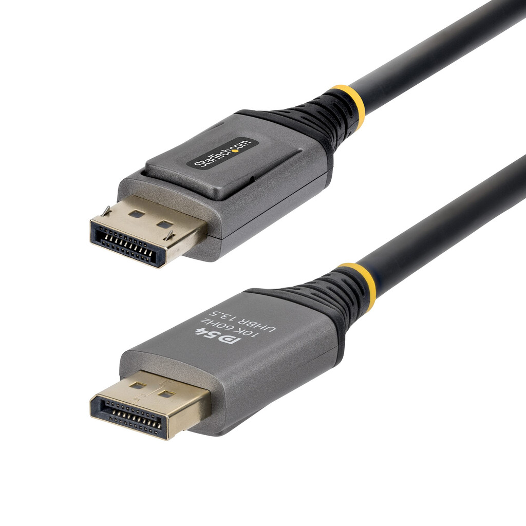 StarTech.com 50cm DisplayPort 2.1 Kabel, VESA Gecertificeerde DP54 DisplayPort Kabel, Ongecomprimeerde 8K 60Hz, 8K 144Hz/4K 240 - Afbeelding 2