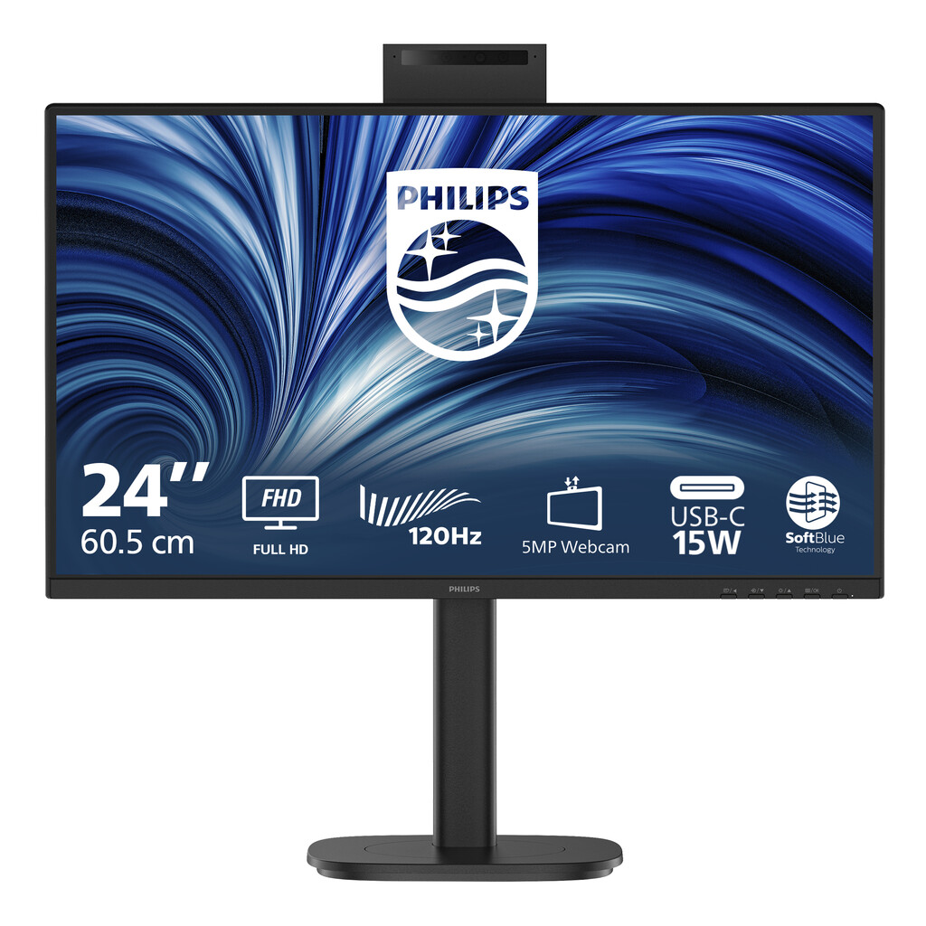 Philips 3000 series 24B2N3200JH/00 computer monitor 60,5 cm (23.8") 1920 x 1080 Pixels Full HD LCD Zwart