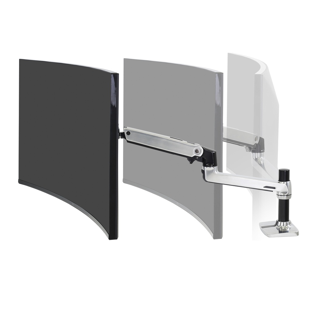 Ergotron LX Series Desk Mount LCD Arm 86,4 cm (34") Bureau Zwart - Afbeelding 7