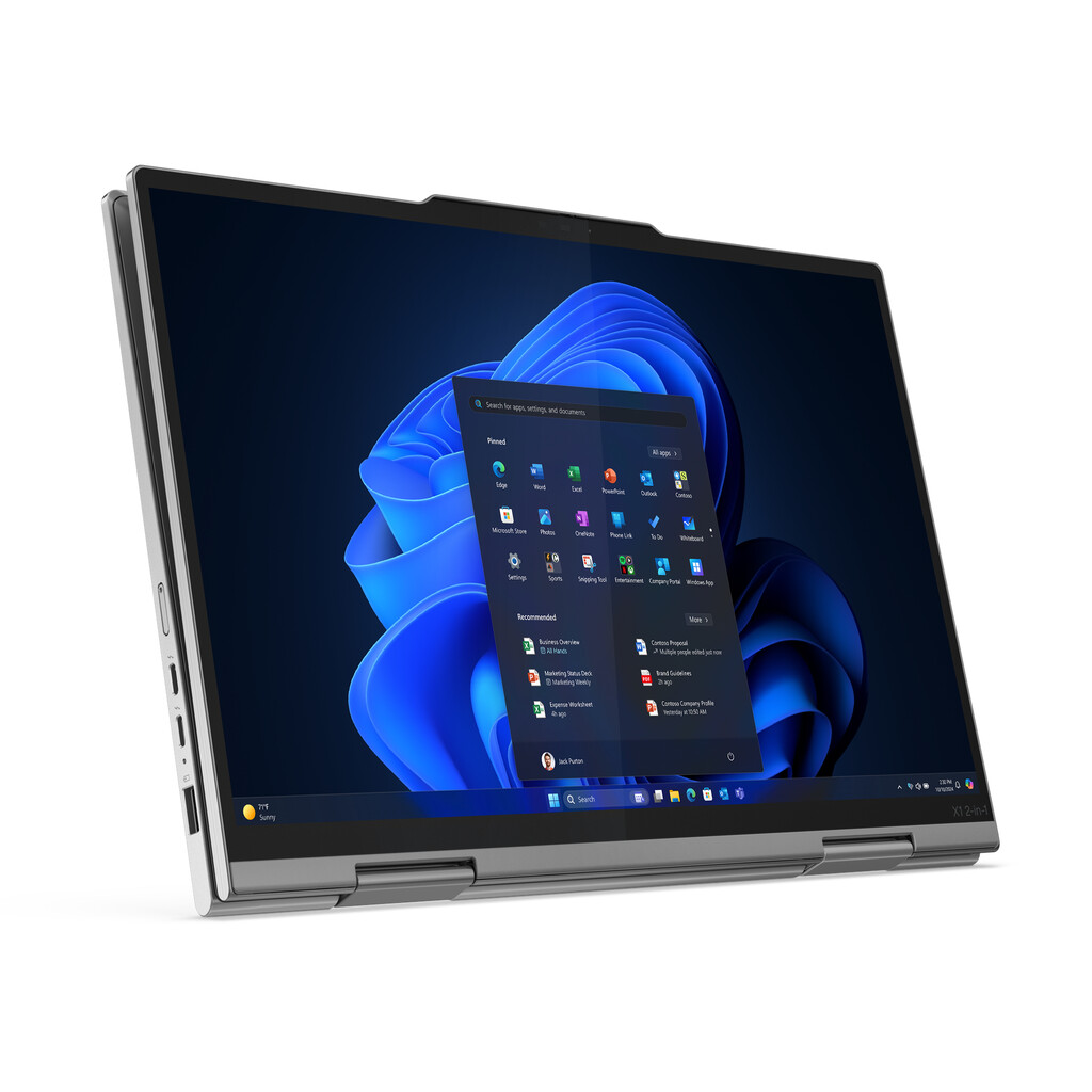 Lenovo ThinkPad X1 2-in-1 Gen 10 Aura Edition Copilot+ PC Intel Core Ultra 7 258V Hybride (2-in-1) 35,6 cm (14") Touchscreen 2.8 - Afbeelding 5