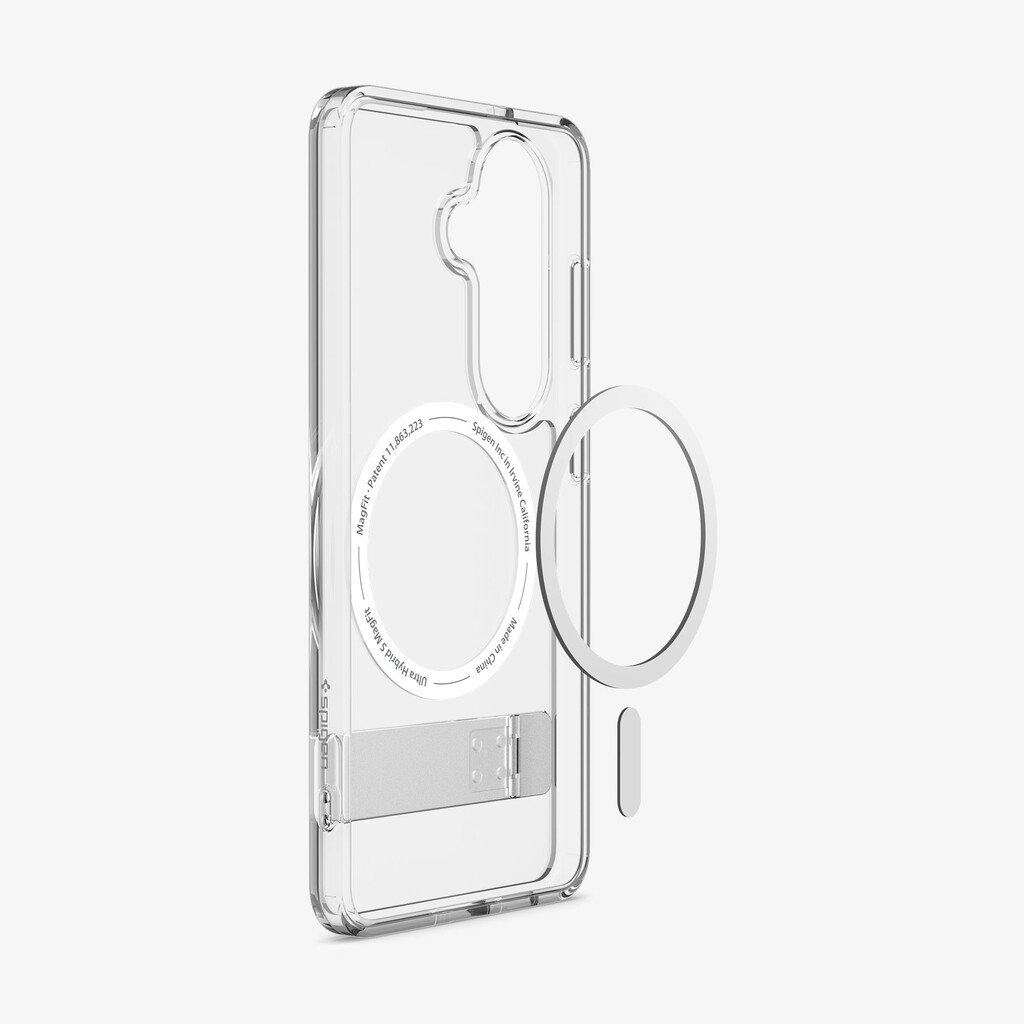 Spigen Ultra Hybrid S (Mag Fit) mobiele telefoon behuizingen 16 cm (6.3") Hoes Transparant, Wit - Afbeelding 3