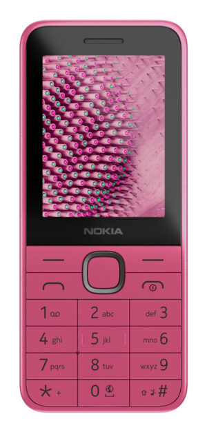 HMD Nokia 225 (2024) 6,1 cm (2.4") 91 g Roze Basistelefoon