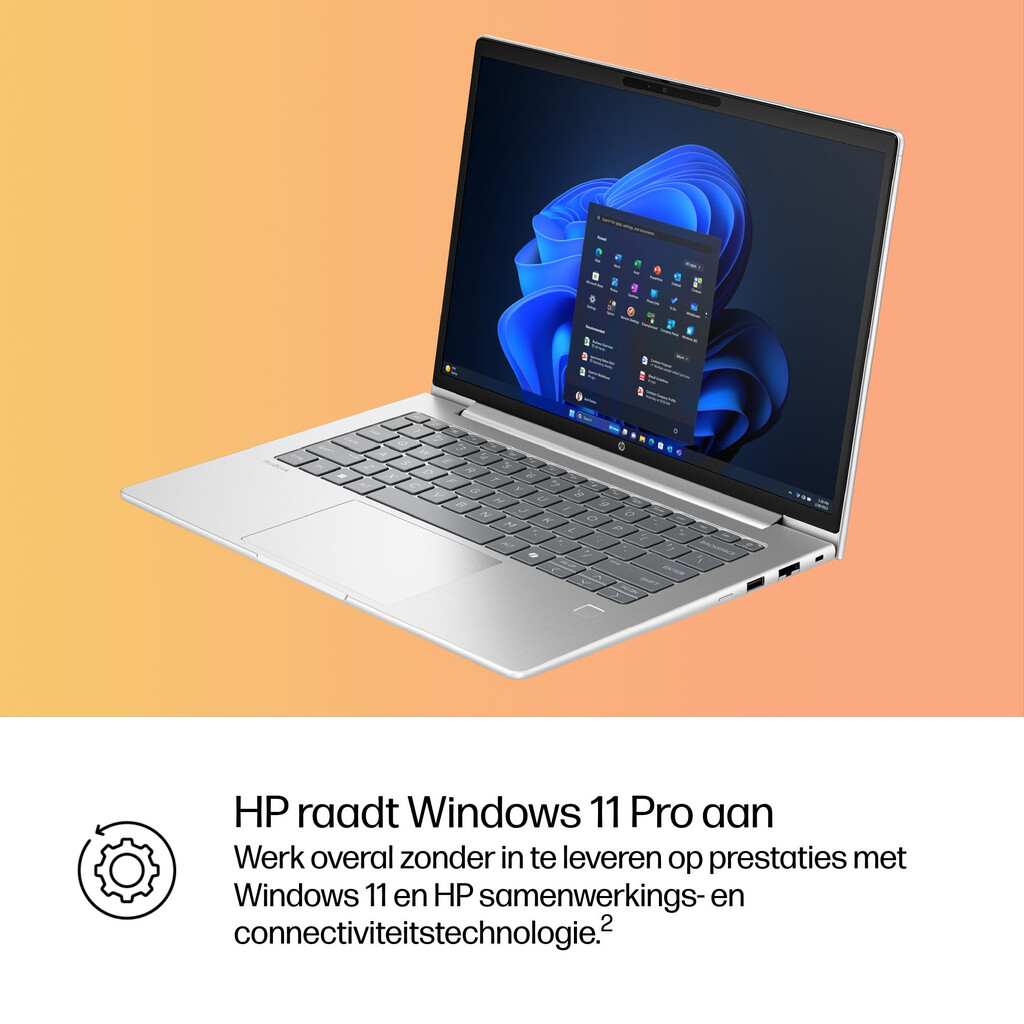 HP ProBook 4 G1iR Intel Core 5 120U Laptop 35,6 cm (14") WUXGA 16 GB DDR5-SDRAM 512 GB SSD Wi-Fi 6E (802.11ax) Windows 11 Pro Zi - Afbeelding 14