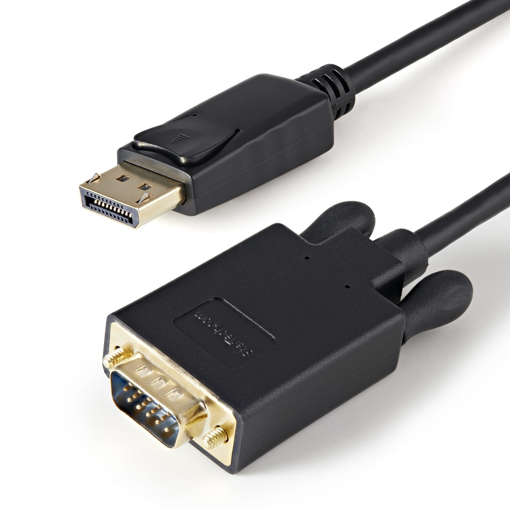 StarTech.com 91 cm lange DisplayPort-naar-VGA-adapterconverterkabel – DP naar VGA 1920x1200 - zwart