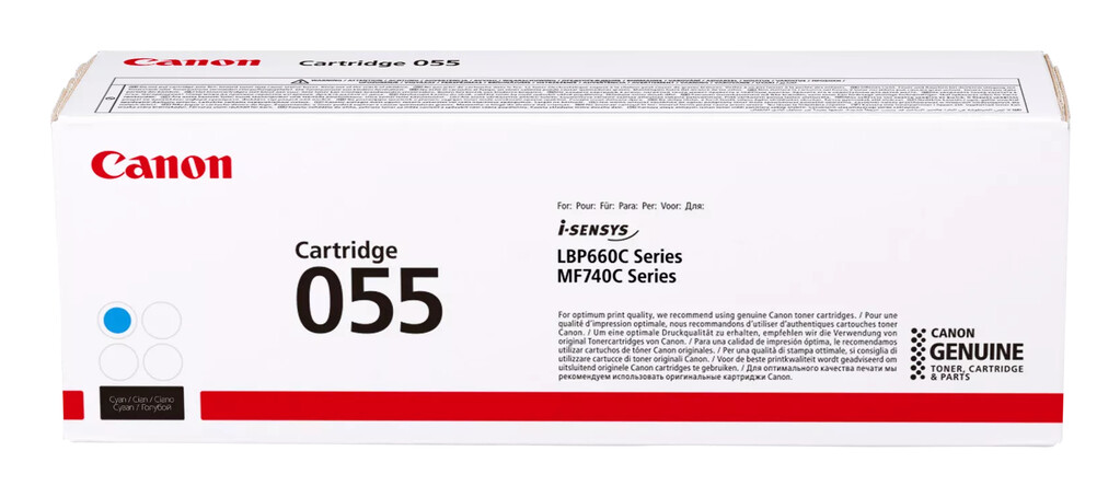Canon 055 tonercartridge 1 stuk(s) Origineel Cyaan - Afbeelding 2