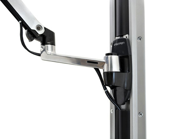 Ergotron LX Series LX Wall Mount LCD Arm 86,4 cm (34") Muur Aluminium - Afbeelding 5