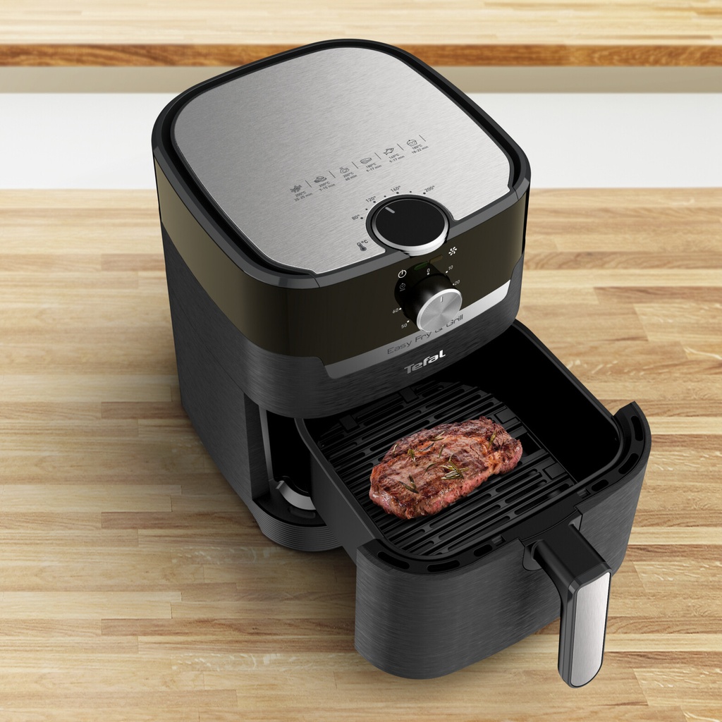 Tefal Easy Fry & Grill XL EY5018 Air fryer 2in1 - 8 programma's - 4,6 L - Afbeelding 10